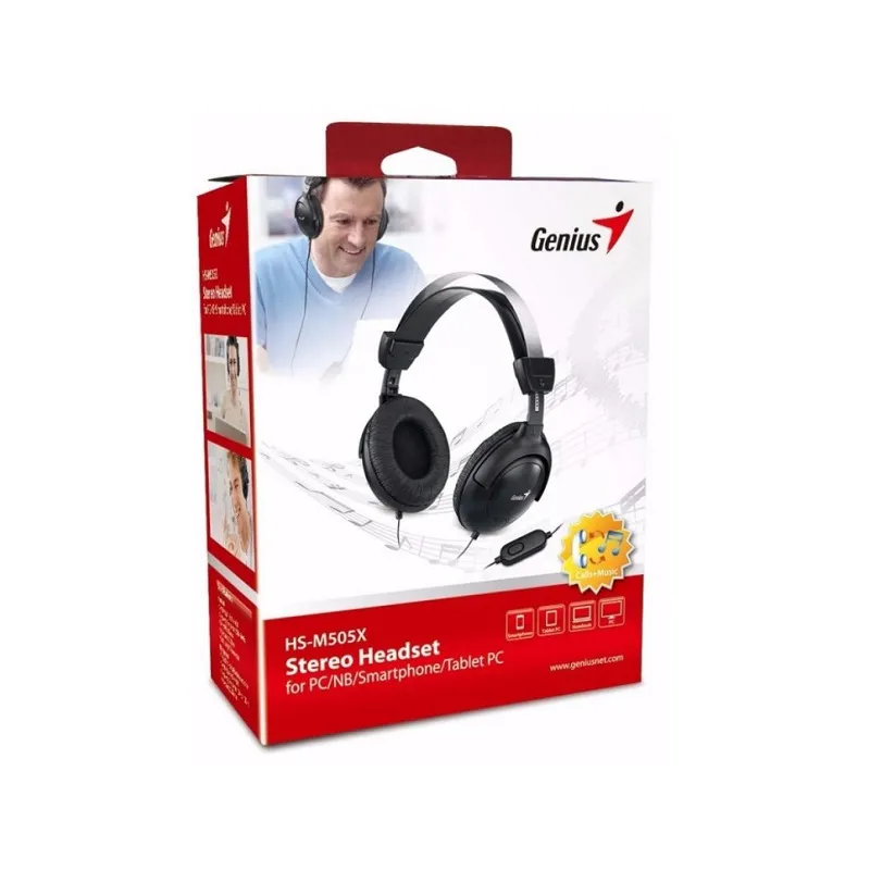 DIADEMA GENIUS HS-M505X 3.5MM MICROFONO INCORPORADO (31710058101)